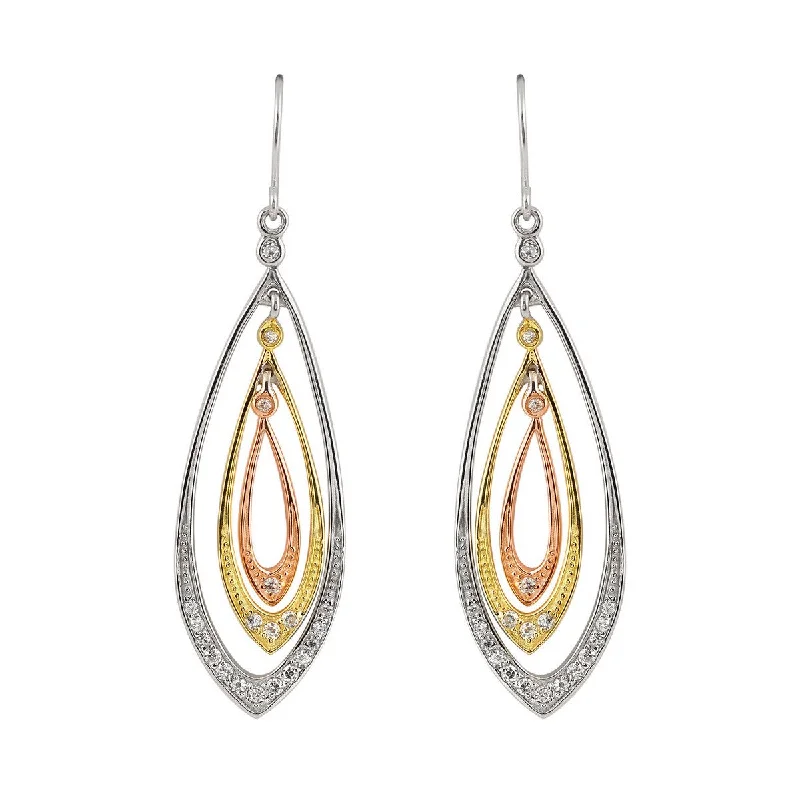 Fashion earrings for women-Marguerite Multi Drop Earrings