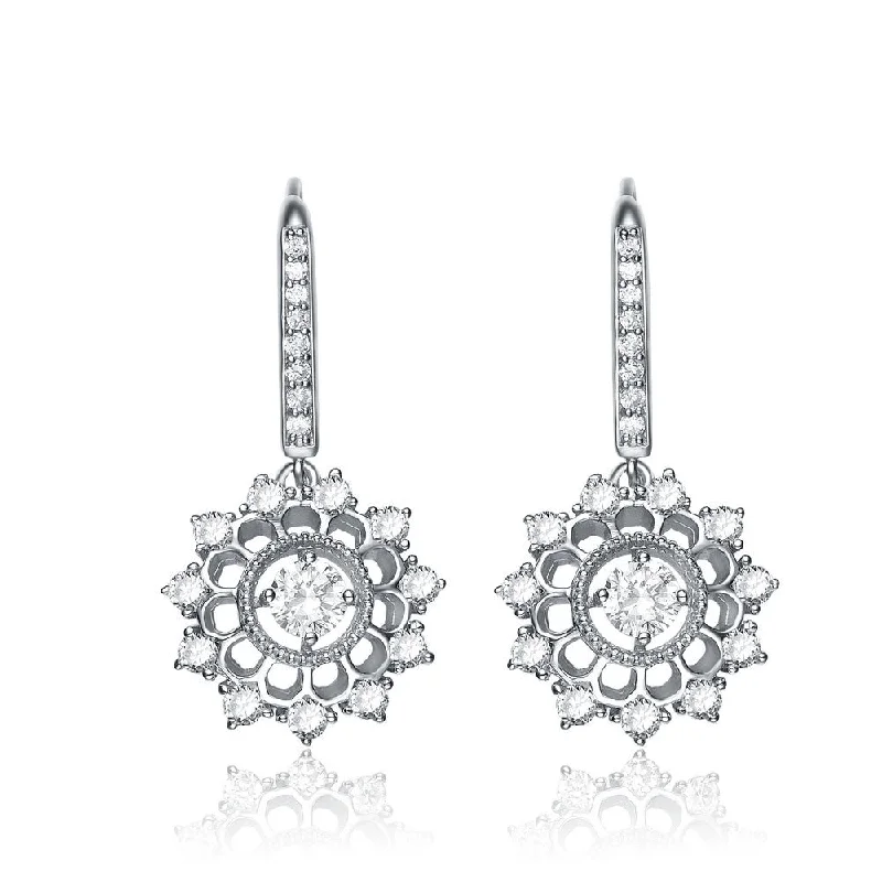 Heart earrings for women-Caroline Marigold Drop Earrings