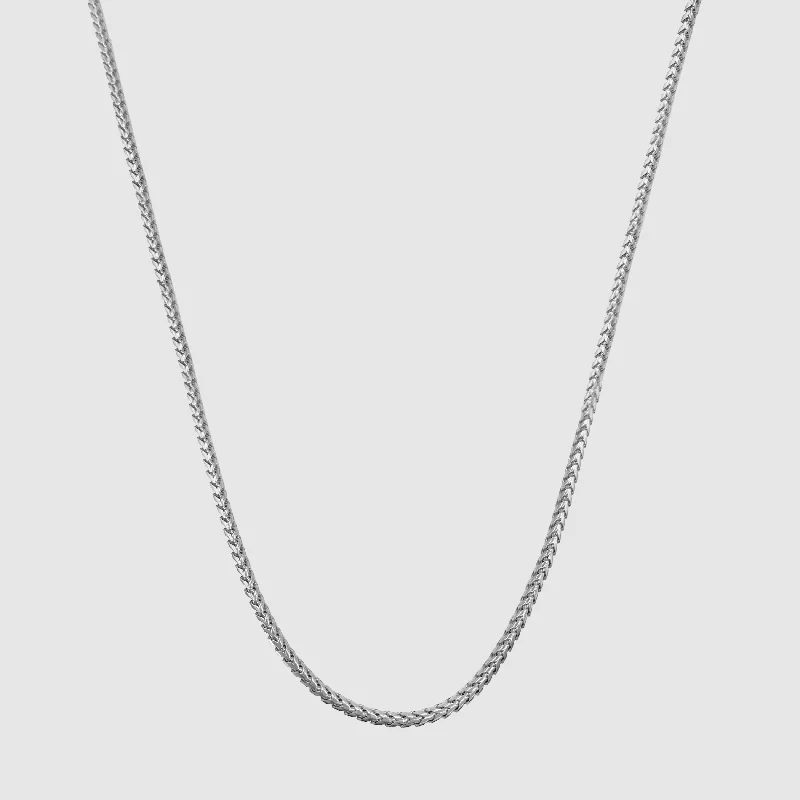 Custom name necklace for women-Cali Chain (Silver) 2mm