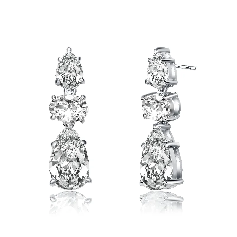 Lightweight earrings for women-Constance Bleu Stud Earrings