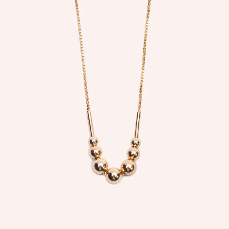 Rose gold necklace for women-Strella necklace