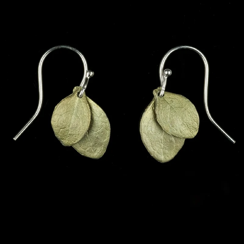 Fashion crystal earrings for women-Irish Thorn Earrings - Double Leaf