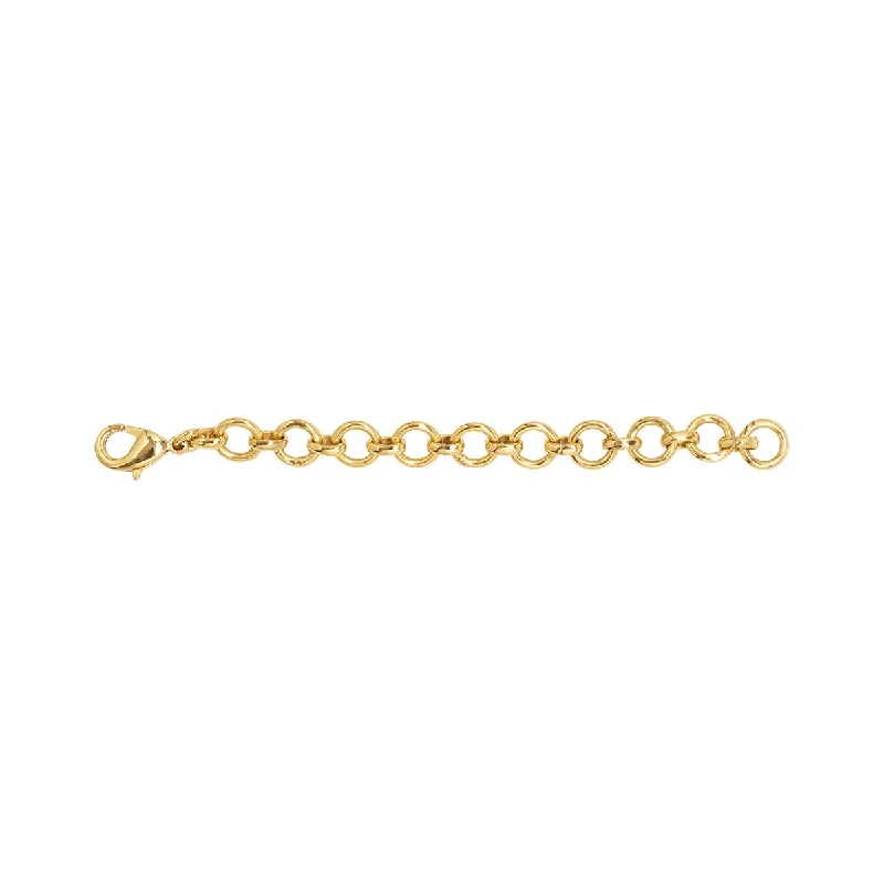 Custom gold necklace for women-3" Chain Extender - Gold