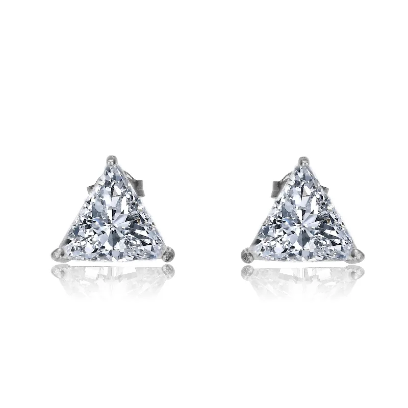 Chandelier earrings for women-Triangle Déco Classic Earrings