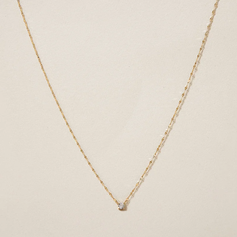 Simple gold necklace for women-Malec necklace