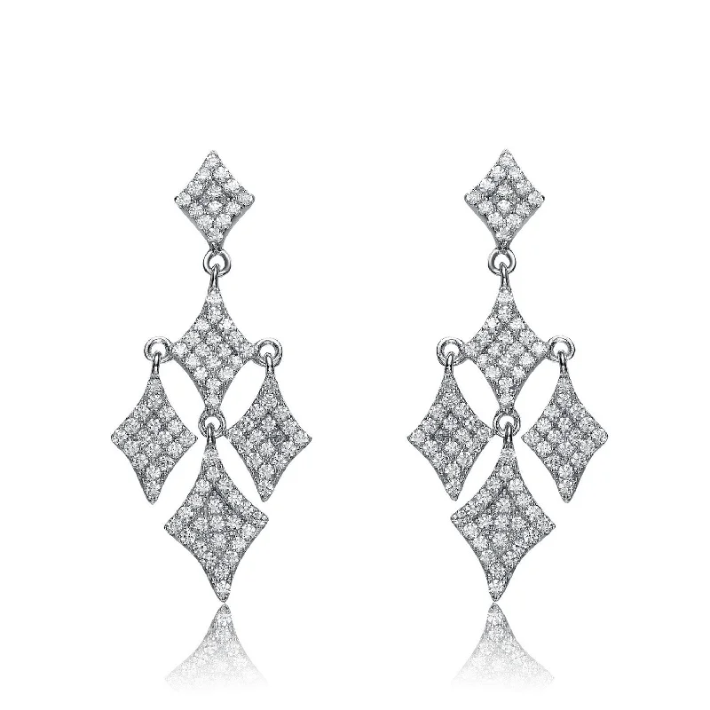 Personalized earrings for women-Céline Argyle Chandelier Statement Earrings