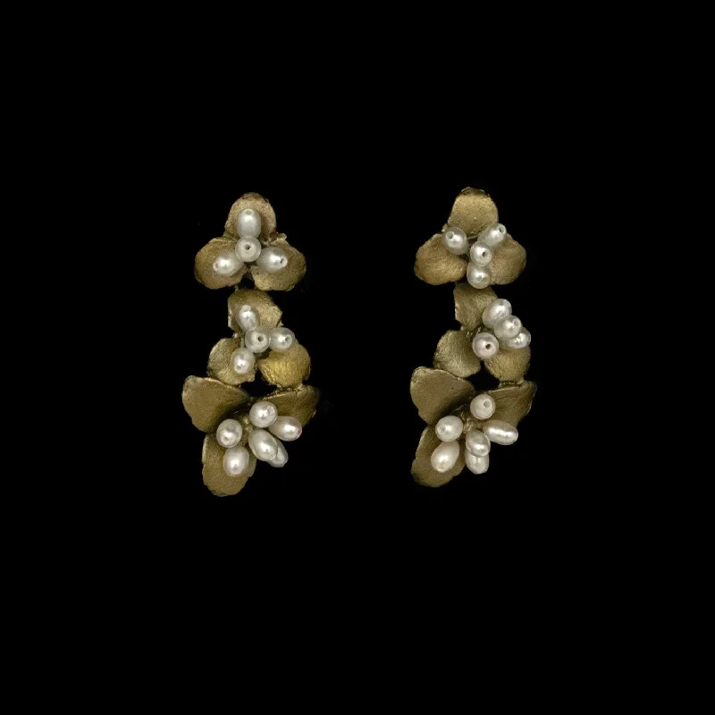 Luxury earrings for women-Pachysandra Earrings - Long Post