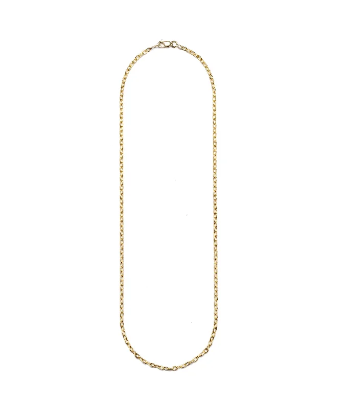 Pearl necklace for women-14k Gold Keepsake Chain Necklace