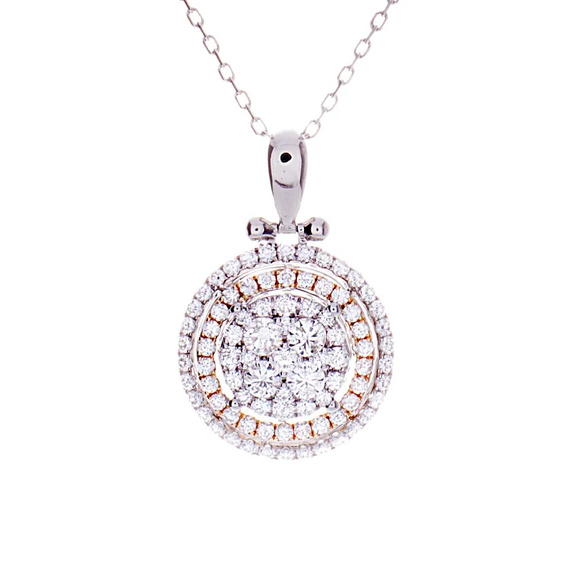 Adjustable chain necklace for women-Diamond Pendant