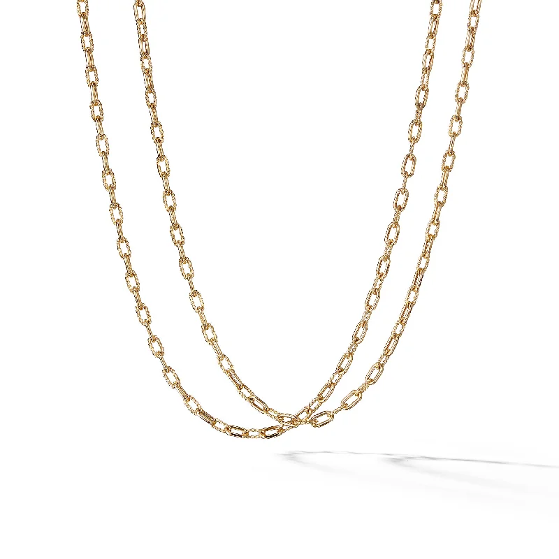 Engagement necklace for women-DY Madison® Chain Necklace in 18K Yellow Gold\, 3mm