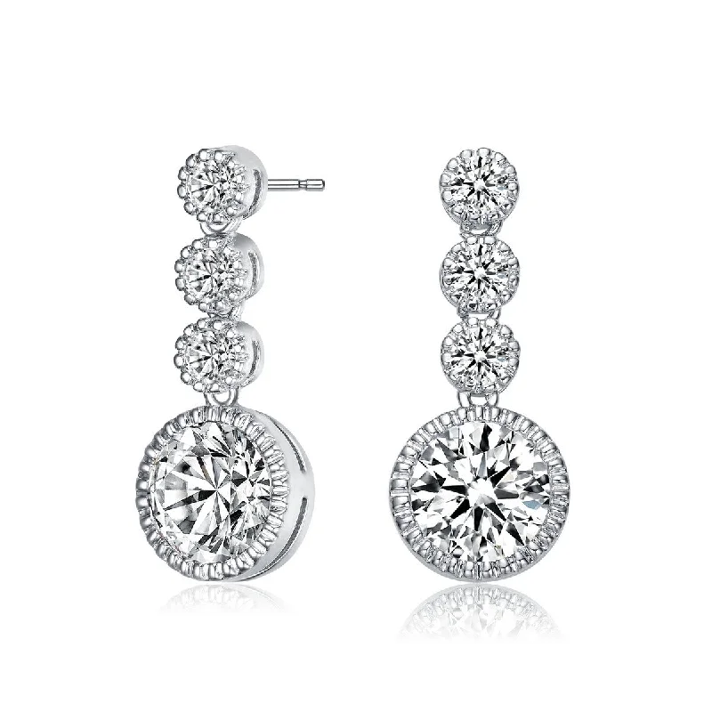 Oval earrings for women-Marie Triple Circle Earrings