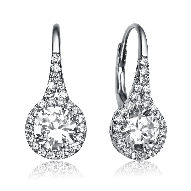 Stud earrings for women-Marie Classic Dual Leverback Drop Earrings