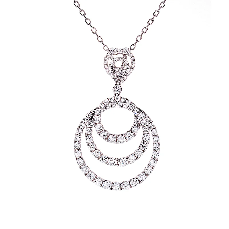 Wedding day necklace for women-Diamond Pendants