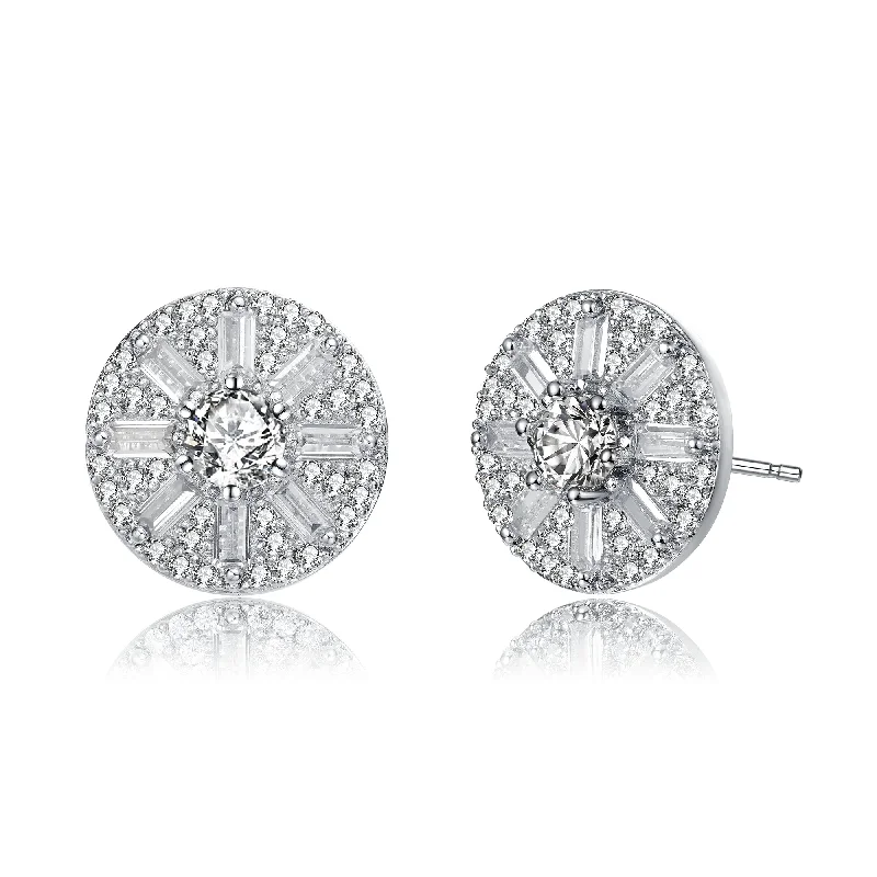 Dangle earrings for women-Amélie Zirconia Stud Earrings