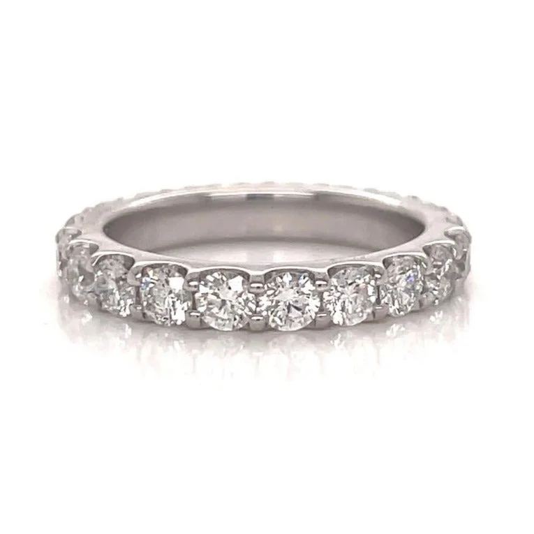 Wedding and engagement ring set for women-2.00ct Diamond Eternity  Band