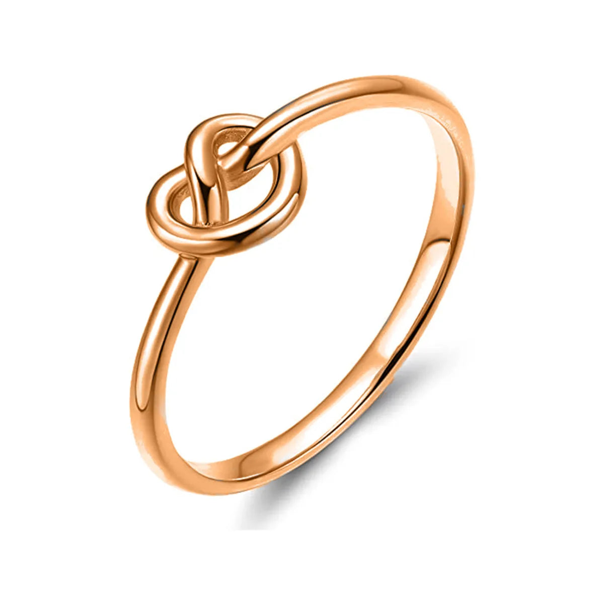 Rose Gold-Love Knot Ring